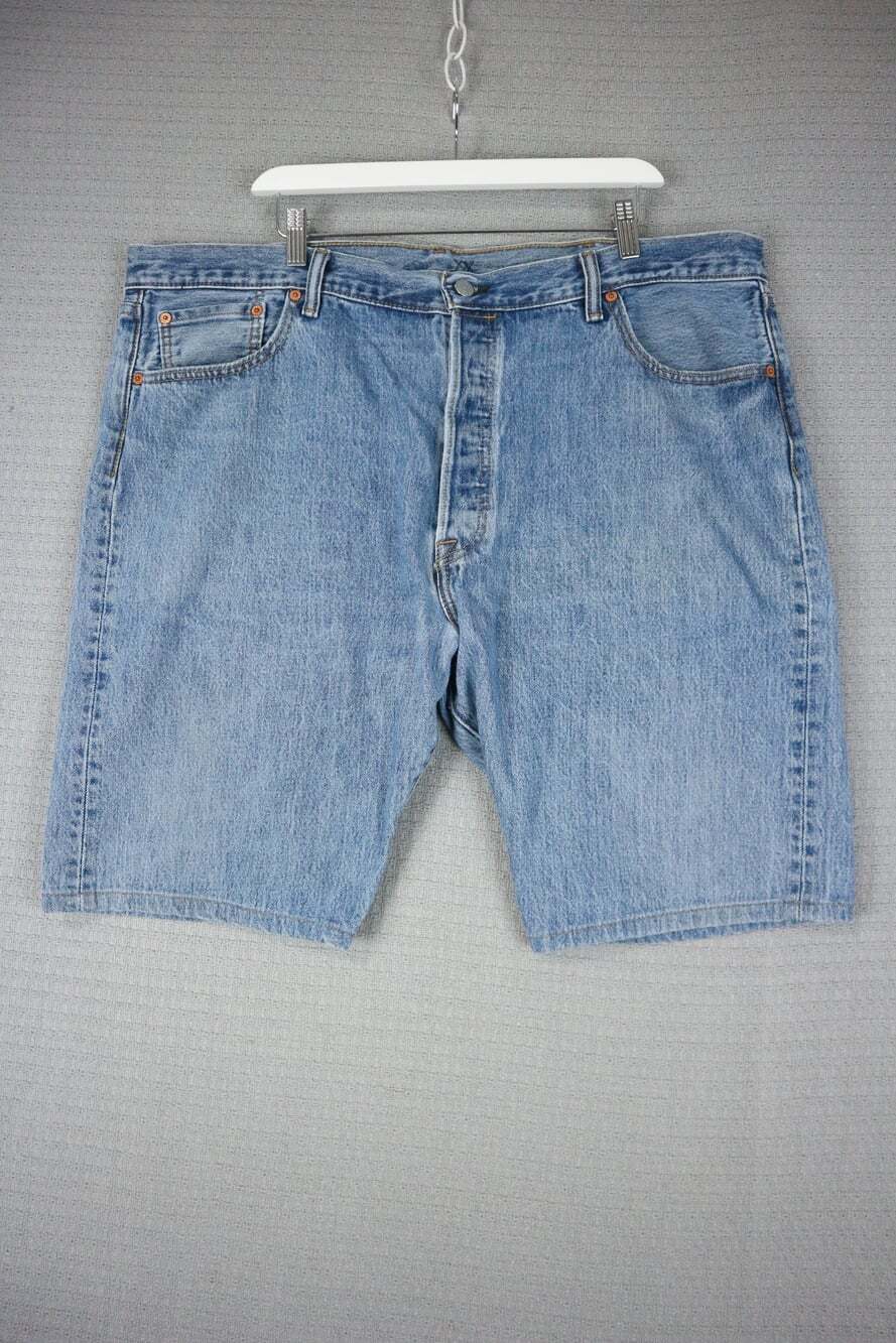Levi's 501 Blue Denim Jean Shorts Mens 42W